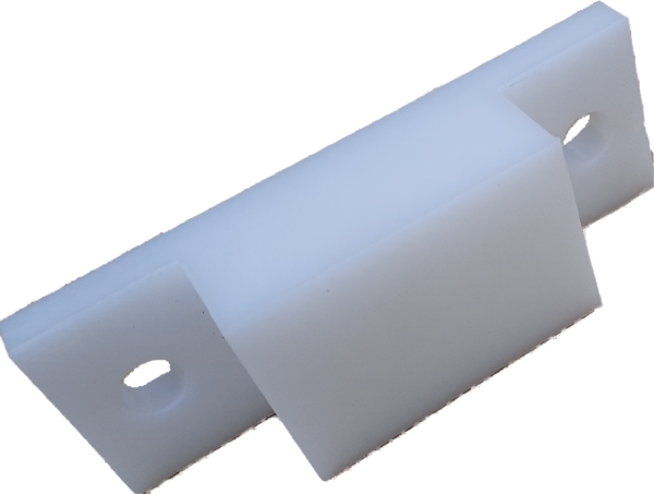Plastic protector for harvesting head (side, frame)